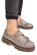MOCASINI DAMA PIELE NATURALA GRI SIDEF 3S7795