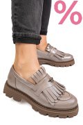MOCASINI DAMA PIELE NATURALA GRI SIDEF 3S7795
