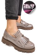 MOCASINI DAMA PIELE NATURALA GRI SIDEF 3S7795