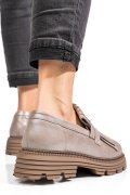 MOCASINI DAMA PIELE NATURALA GRI SIDEF 3S7795