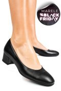 PANTOFI NEGRI PIELE NATURALA 1S77301