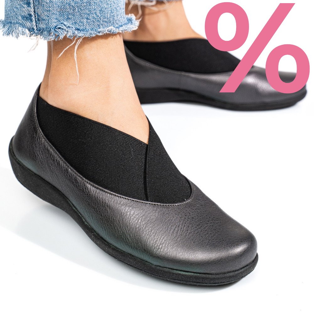 PANTOFI PEWTER PIELE NATURALA DPC1529