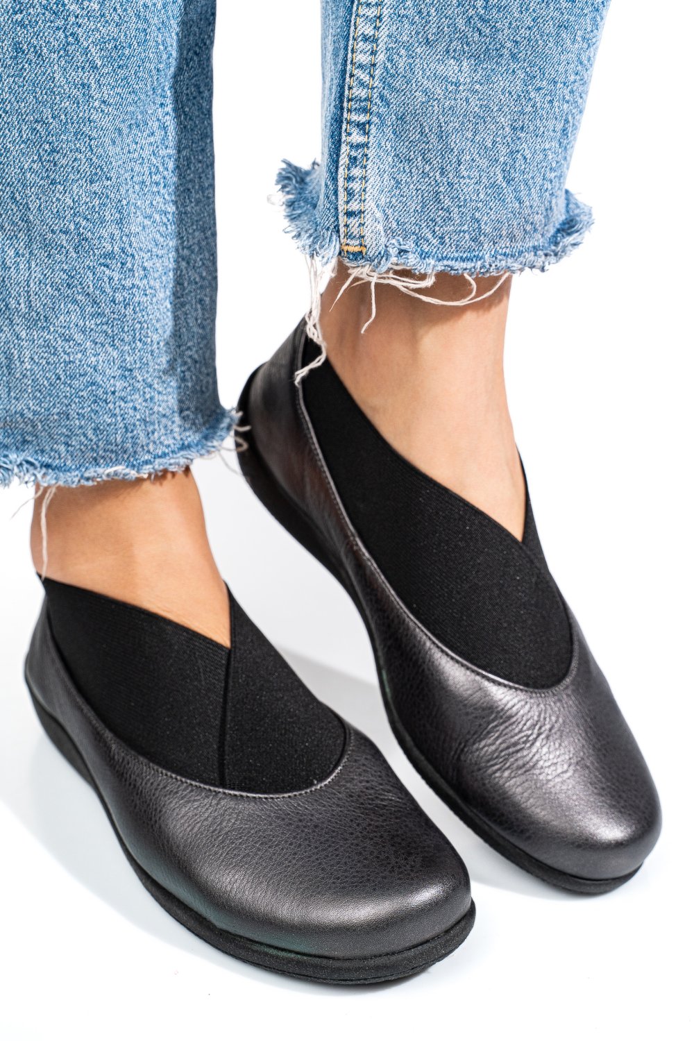 PANTOFI PEWTER PIELE NATURALA DPC1529