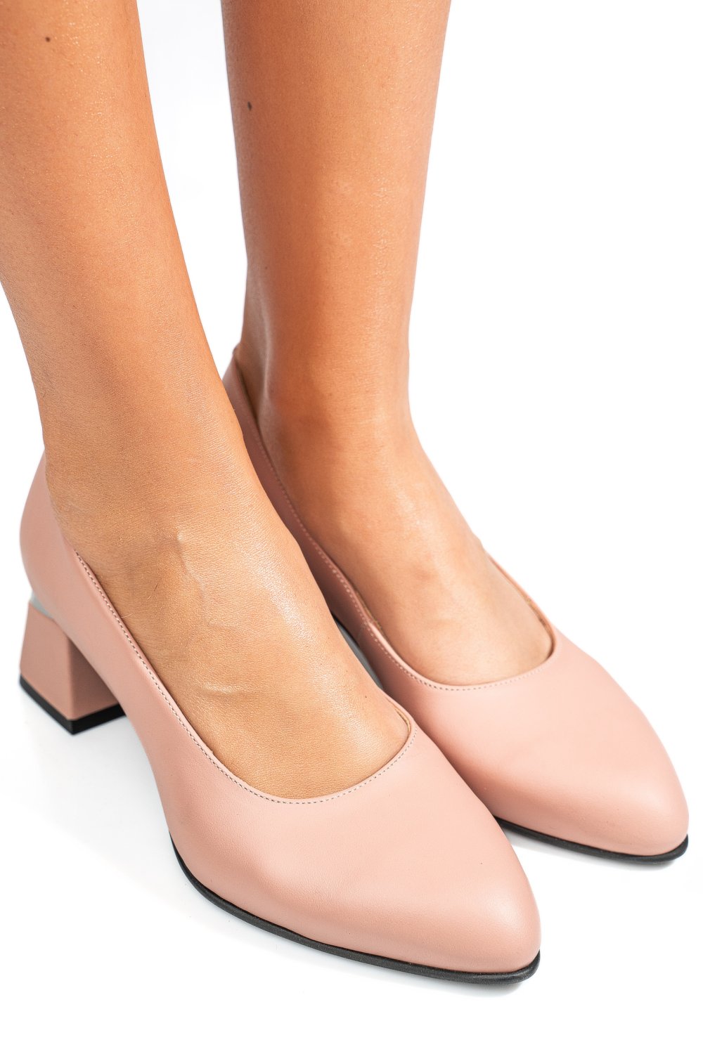 PANTOFI NUDE PIELE NATURALA 5S77025