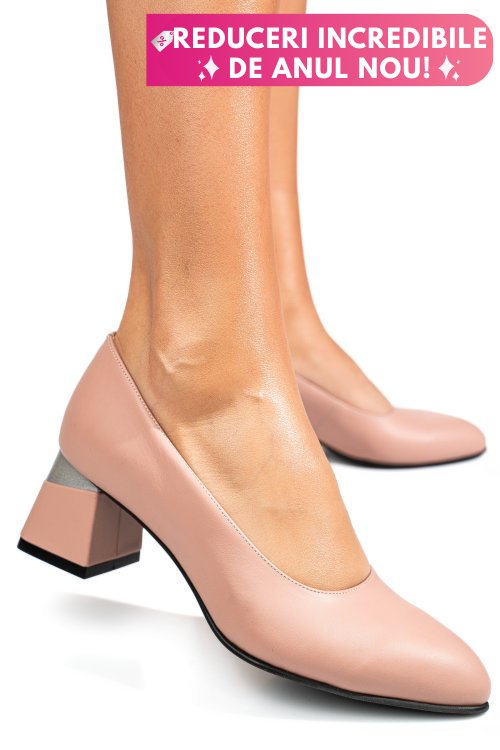 Pantofi nude piele naturala 5s77025