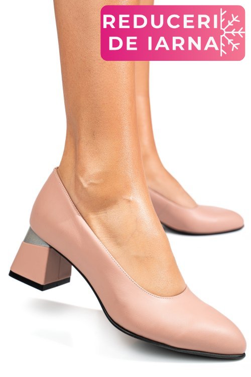 Pantofi nude piele naturala 5s77025