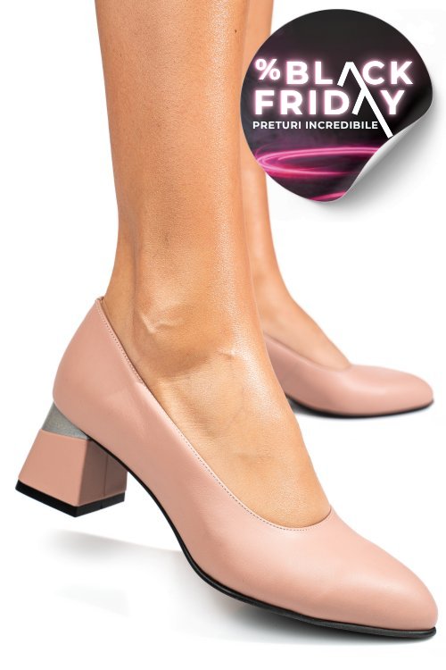 Pantofi nude piele naturala 5s77025