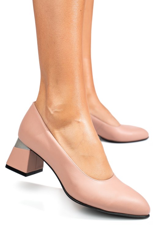 Pantofi nude piele naturala 5s77025
