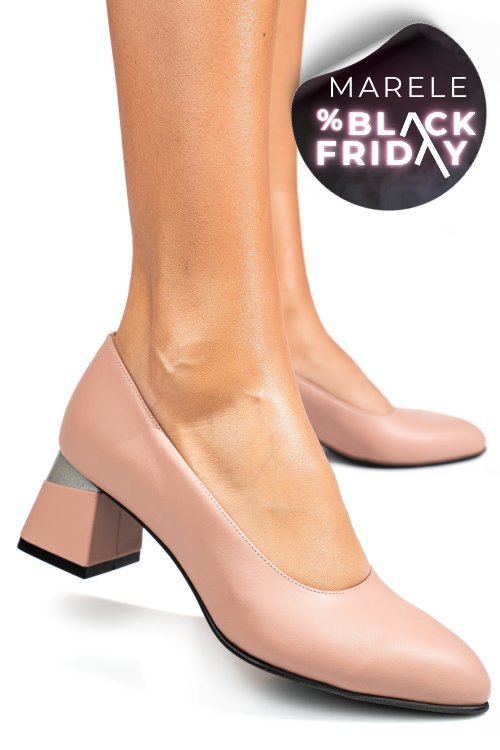 Pantofi nude piele naturala 5s77025