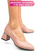 PANTOFI NUDE PIELE NATURALA 5S77025