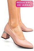 PANTOFI NUDE PIELE NATURALA 5S77025