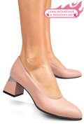 PANTOFI NUDE PIELE NATURALA 5S77025