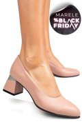 PANTOFI NUDE PIELE NATURALA 5S77025