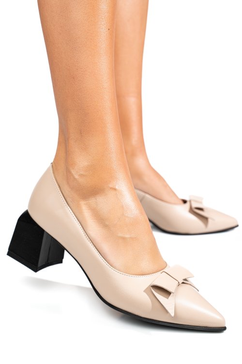 Pantofi nude piele naturala 5s77463