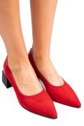 PANTOFI ROSII PIELE NATURALA INTOARSA 5S77461