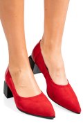 PANTOFI ROSII PIELE NATURALA INTOARSA 5S77461