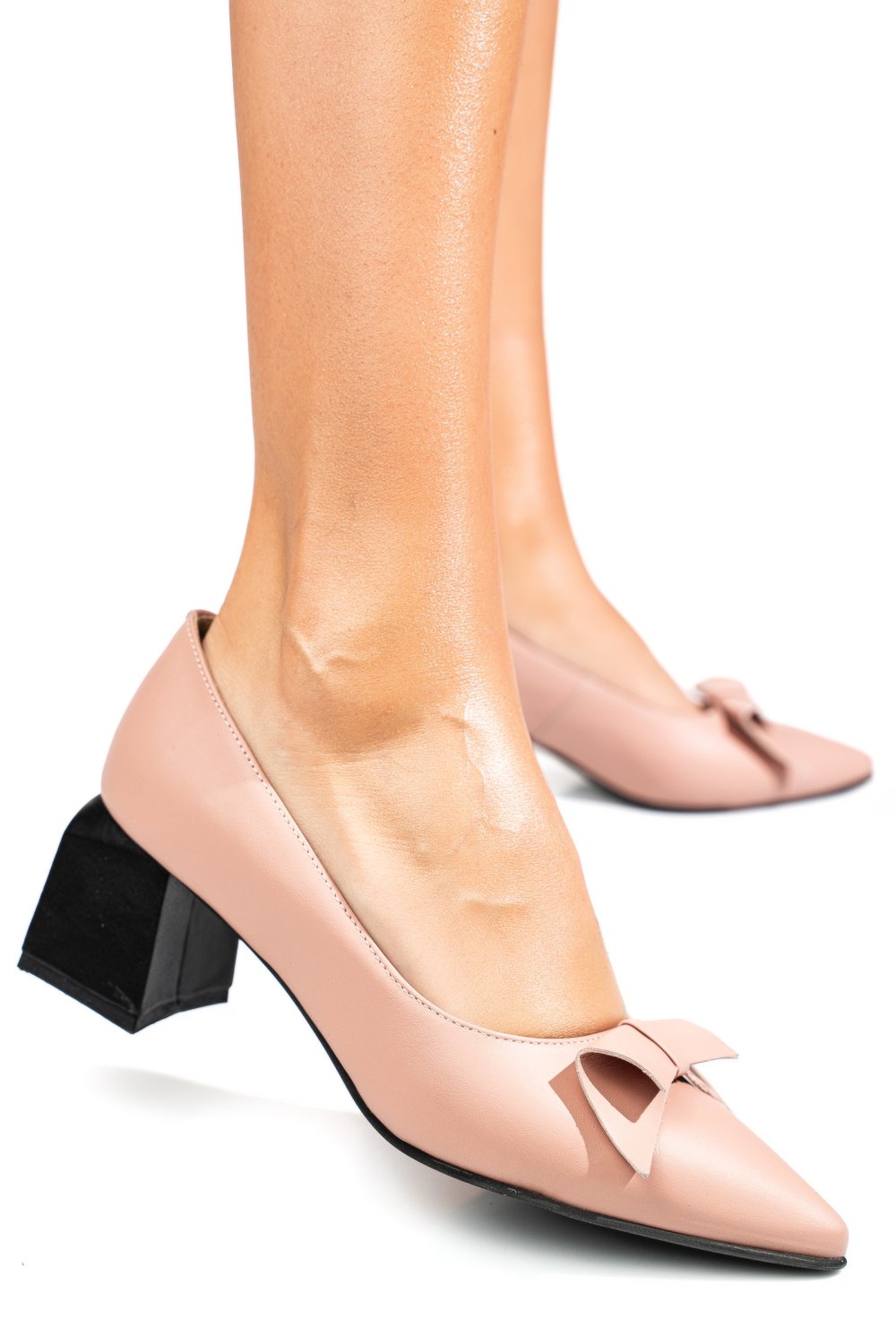 PANTOFI NUDE PIELE NATURALA 5S77463-II