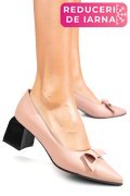 PANTOFI NUDE PIELE NATURALA 5S77463-II