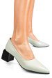 Pantofi turcoaz piele naturala 5s77460