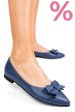 Balerini bleumarin piele naturala 3s7704-ii