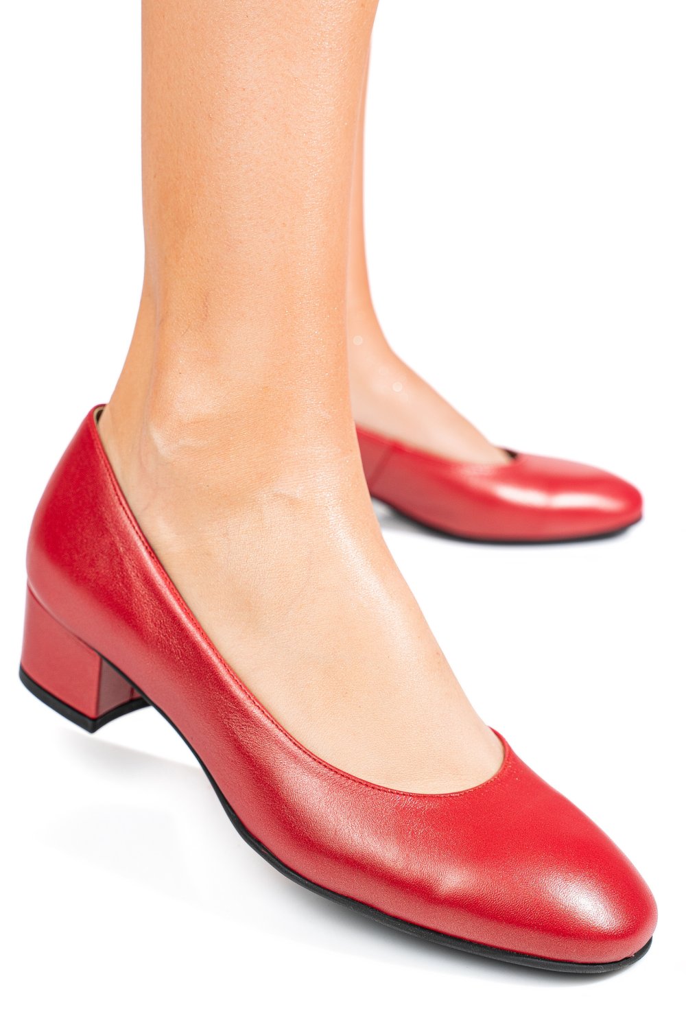PANTOFI ROSII PIELE NATURALA 1S77301
