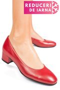PANTOFI ROSII PIELE NATURALA 1S77301