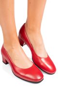 PANTOFI ROSII PIELE NATURALA 1S77301