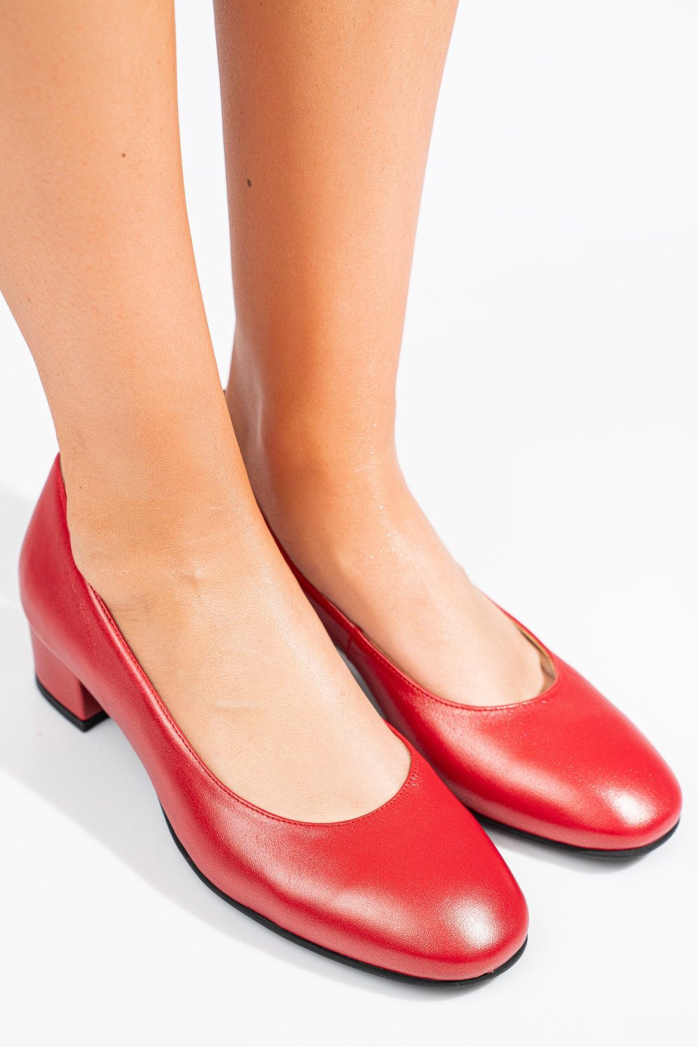 PANTOFI ROSII PIELE NATURALA 1S77301