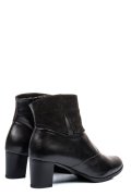 BOTINE NEGRE PIELE NATURALA 0PC43