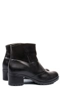 BOTINE NEGRE PIELE NATURALA 0PC65