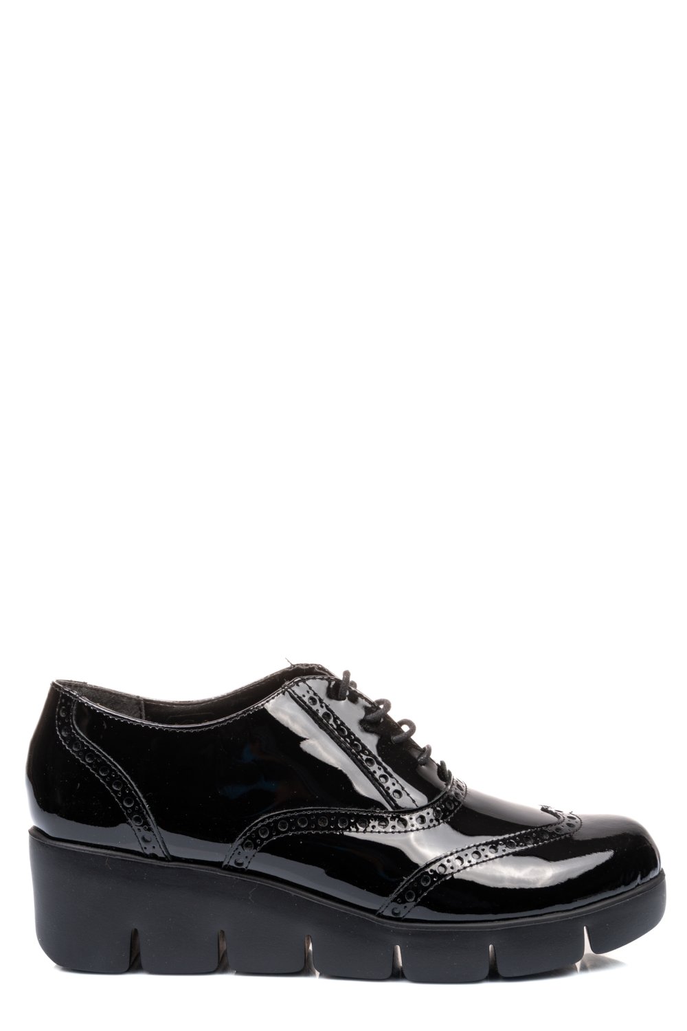 PANTOFI SPORT NEGRI PIELE NATURALA LACUITA DW20-XB254