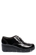 PANTOFI SPORT NEGRI PIELE NATURALA LACUITA DW20-XB254