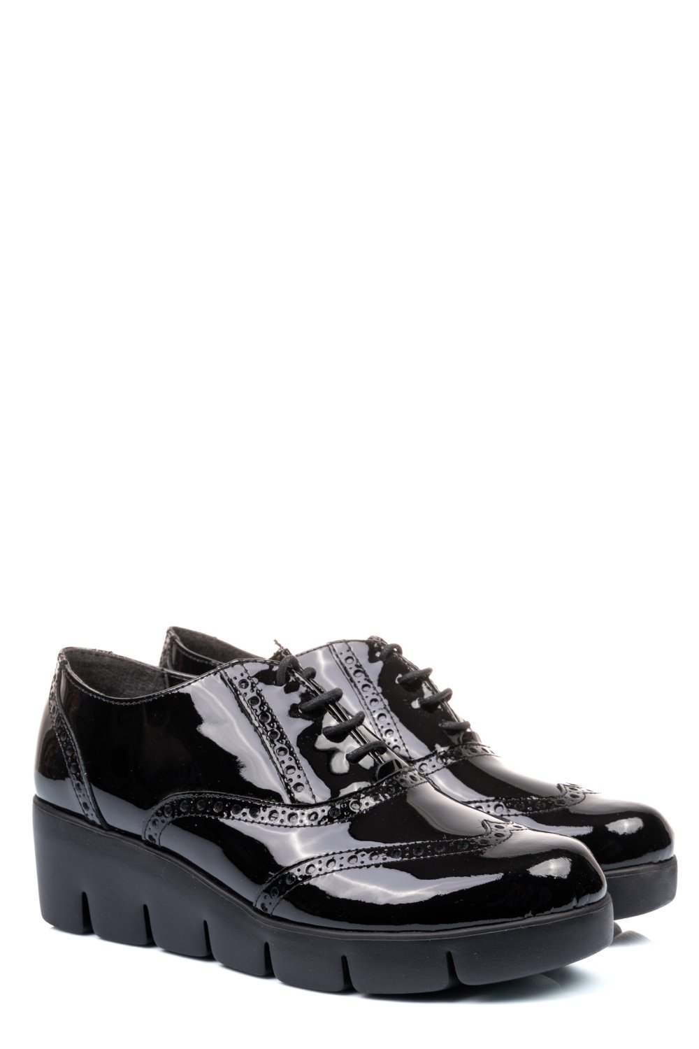 PANTOFI SPORT NEGRI PIELE NATURALA LACUITA DW20-XB254