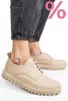 Pantofi bej piele naturala dw23-i1139