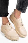 PANTOFI BEJ PIELE NATURALA DW23-I1139