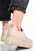 PANTOFI BEJ PIELE NATURALA DW23-I1139