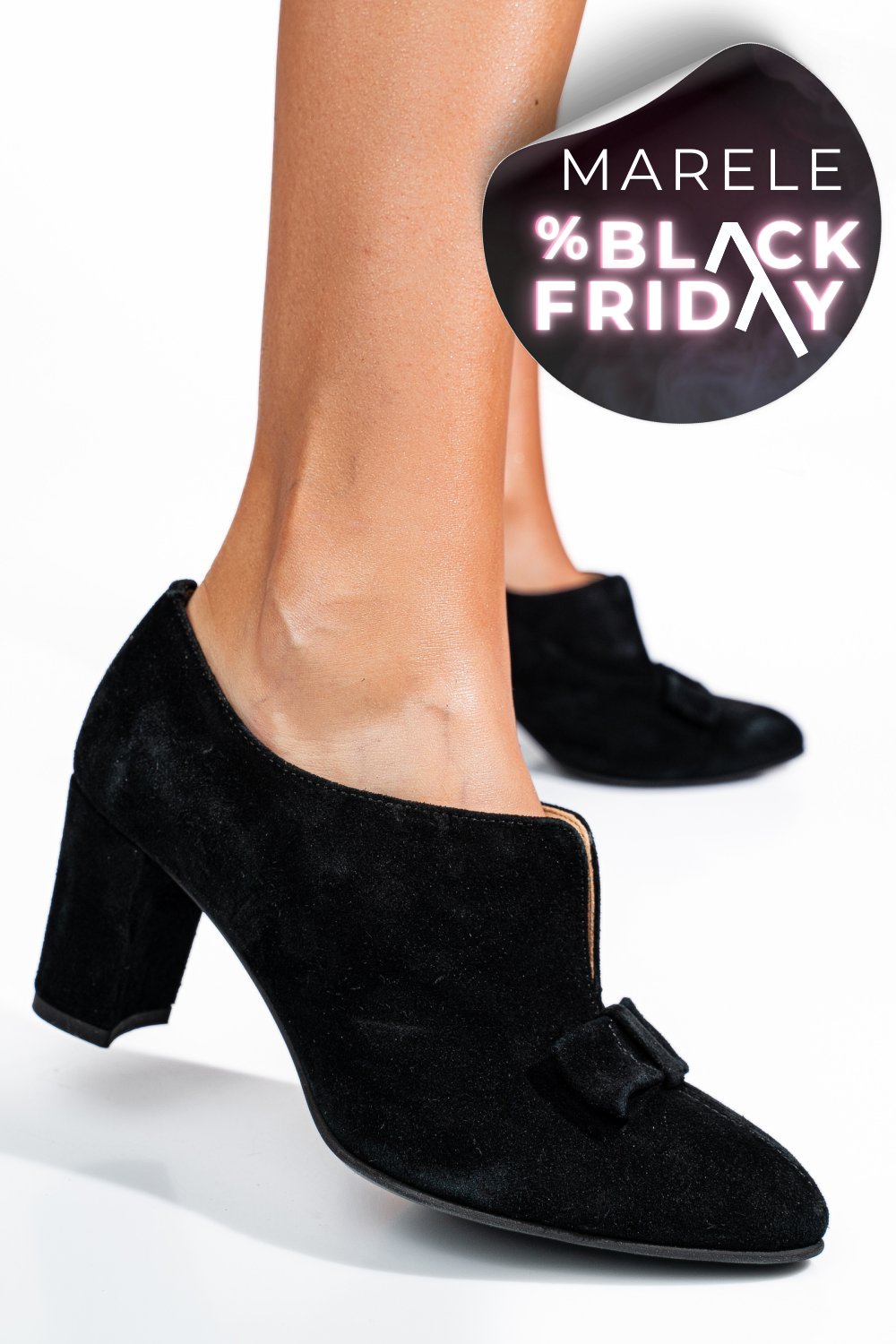 PANTOFI NEGRI PIELE NATURALA INTOARSA 3PC707