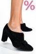 Pantofi negri piele naturala intoarsa 3pc707