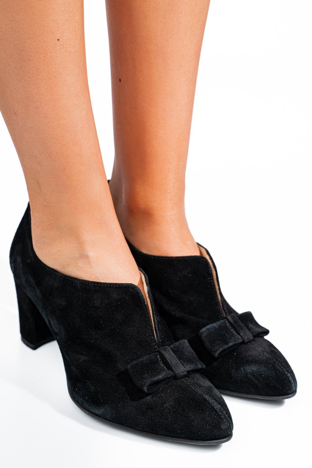 PANTOFI NEGRI PIELE NATURALA INTOARSA 3PC707