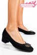 Pantofi negri piele naturala intoarsa 5s77544b
