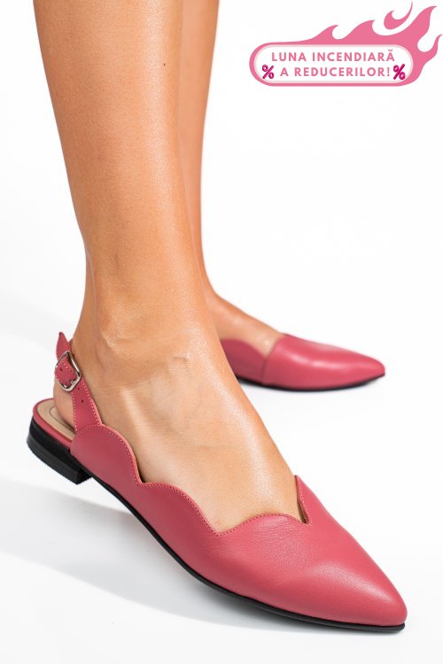 Balerini roz piele naturala 3s7717