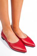 BALERINI ROSII PIELE NATURALA 3S7707