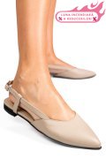BALERINI BEJ PIELE NATURALA 3S7725-II