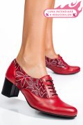 PANTOFI ROSII PIELE NATURALA 1S77515PA