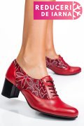 PANTOFI ROSII PIELE NATURALA 1S77515PA