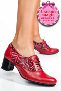 PANTOFI ROSII PIELE NATURALA 1S77515PA