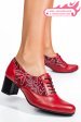 Pantofi rosii piele naturala 1s77515pa