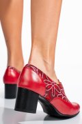 PANTOFI ROSII PIELE NATURALA 1S77515PA