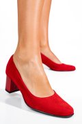 PANTOFI ROSII PIELE NATURALA INTOARSA 3S77475