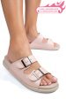 Papuci roz piele naturala apckd-0100